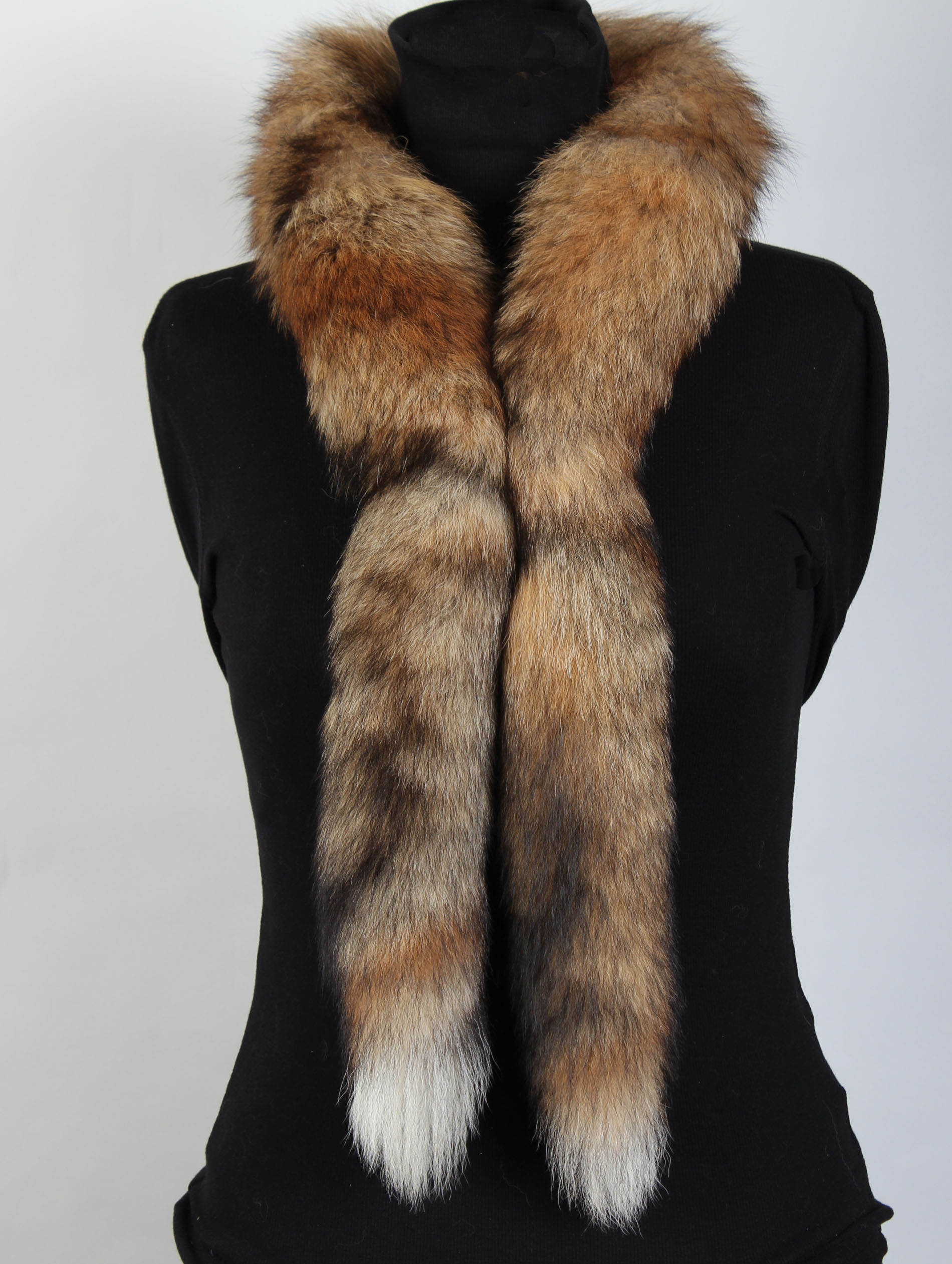 2-European-Red-Fox-Fur-boa Europäische Rotfuchs Pelzboa - Schweifboa