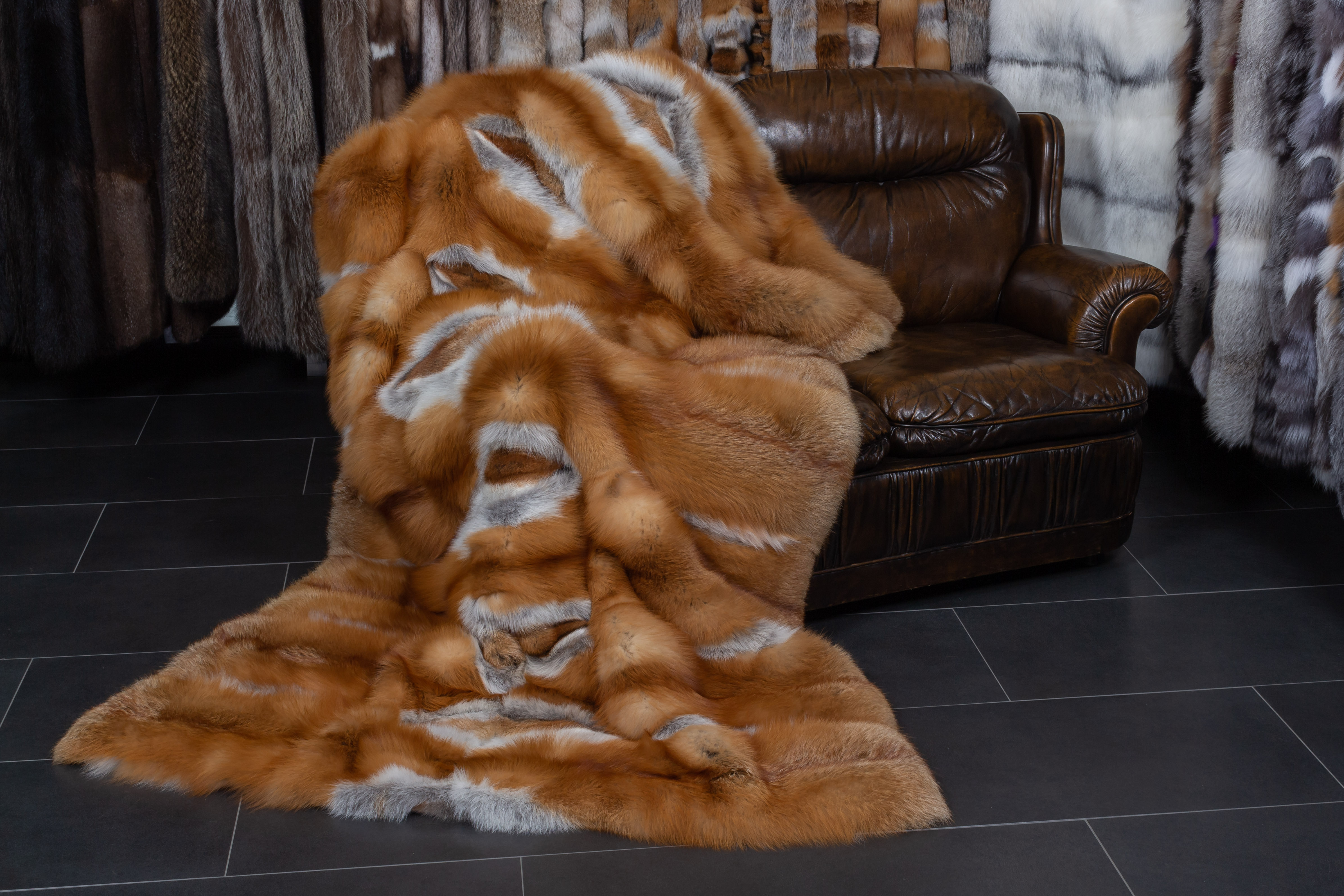 3-1300-Kanadische-Rotfuchs-Pelzdecke-Wildware-Lars-Paustian Kanadische Rotfuchs Pelzdecke - Fur Harvesters - "Cool Winter"