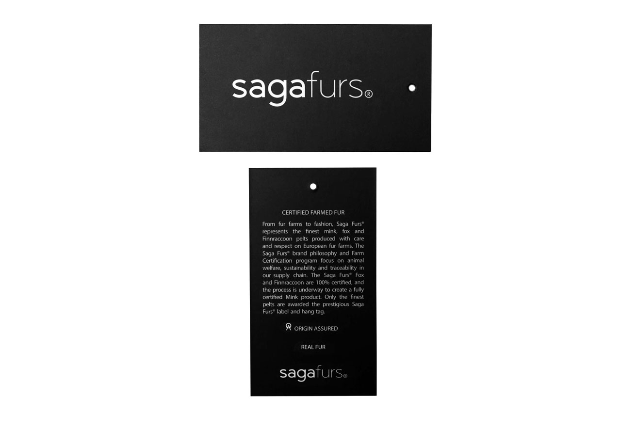 Echtpelz-SAGA-Furs-Lars-Paustian-Pelzdecken Blaufuchs Fellteppich (SAGA - Qualität)