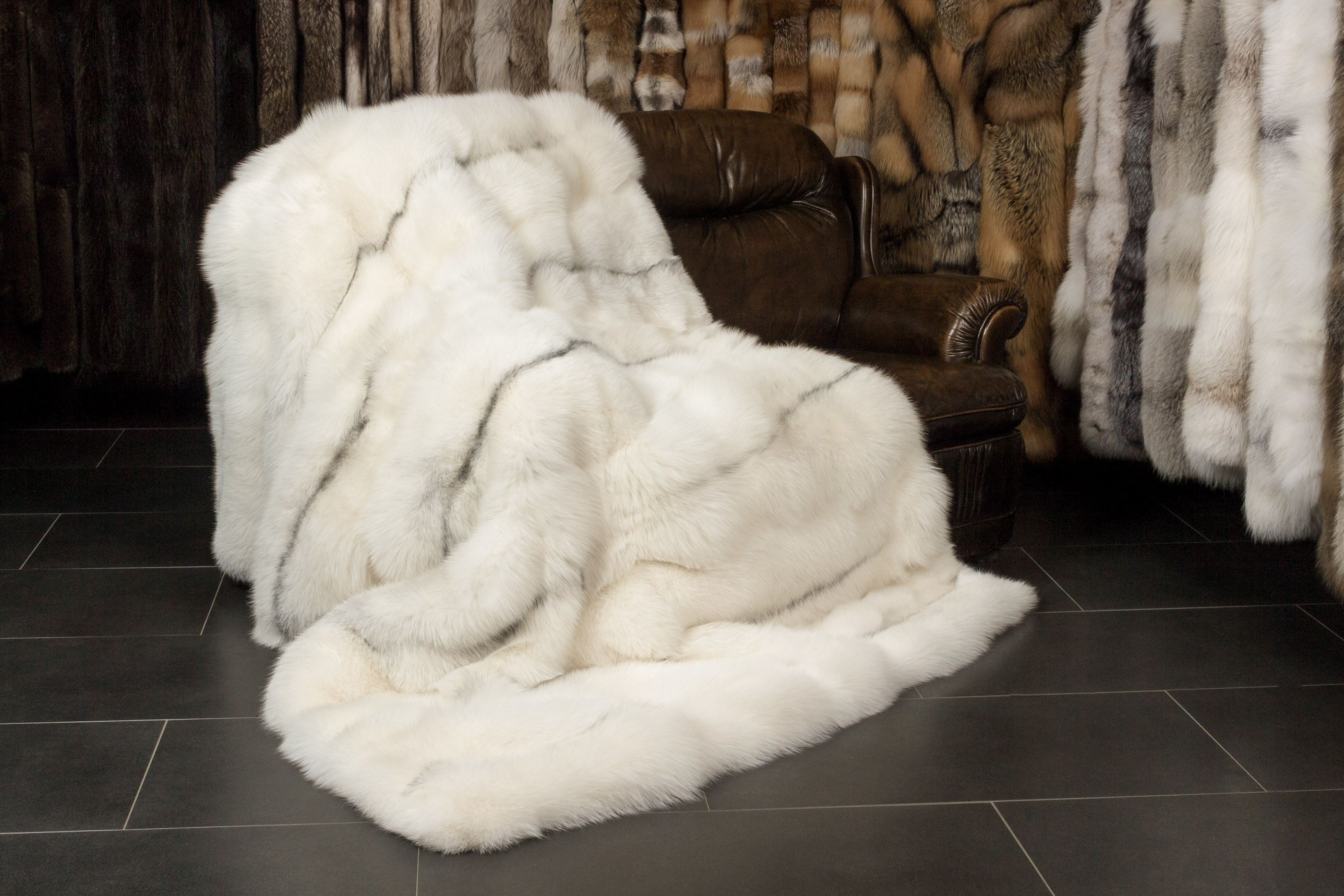 Skandinavische Shadow Bluefrost Fuchs Decke Skandinavische Shadow Bluefrost Fuchs Decke