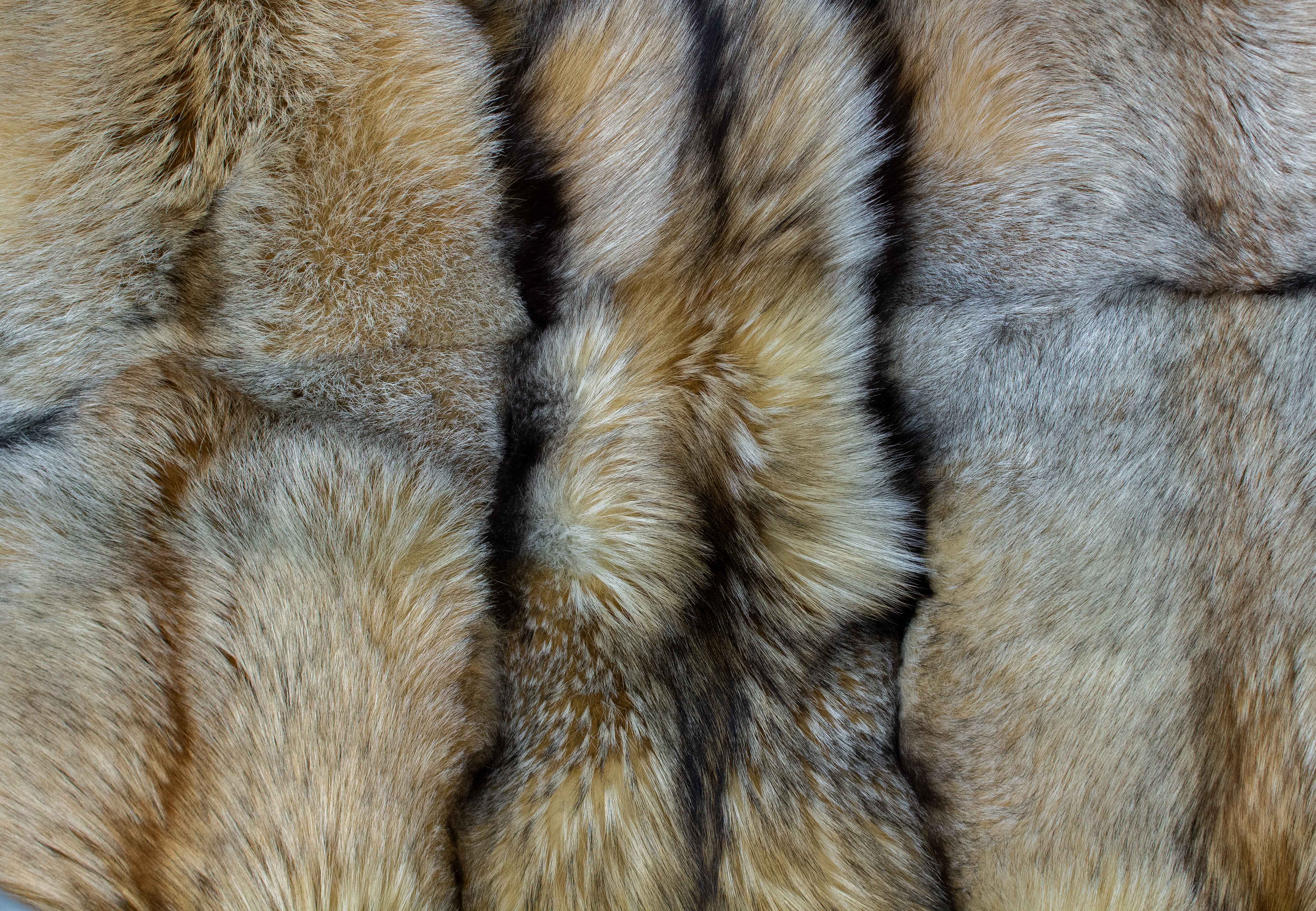 Smokey Fuchs Fellteppich "Golden Sparkle"
