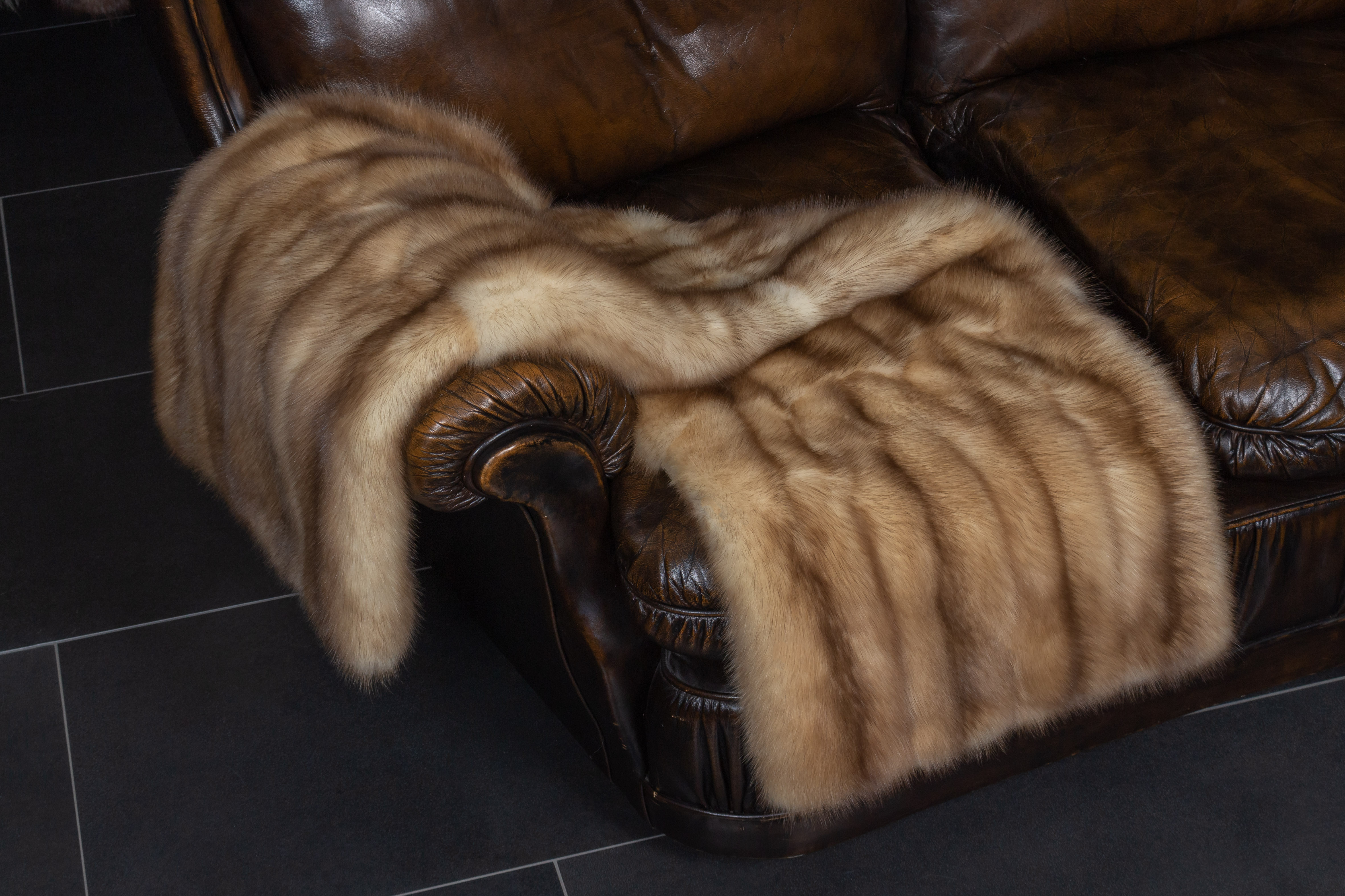 2-5734-Edles-Zobel-Plaid-Russischen-Goldzobeln-Lars-Paustian Edles Zobel Plaid aus Russischen Goldzobeln