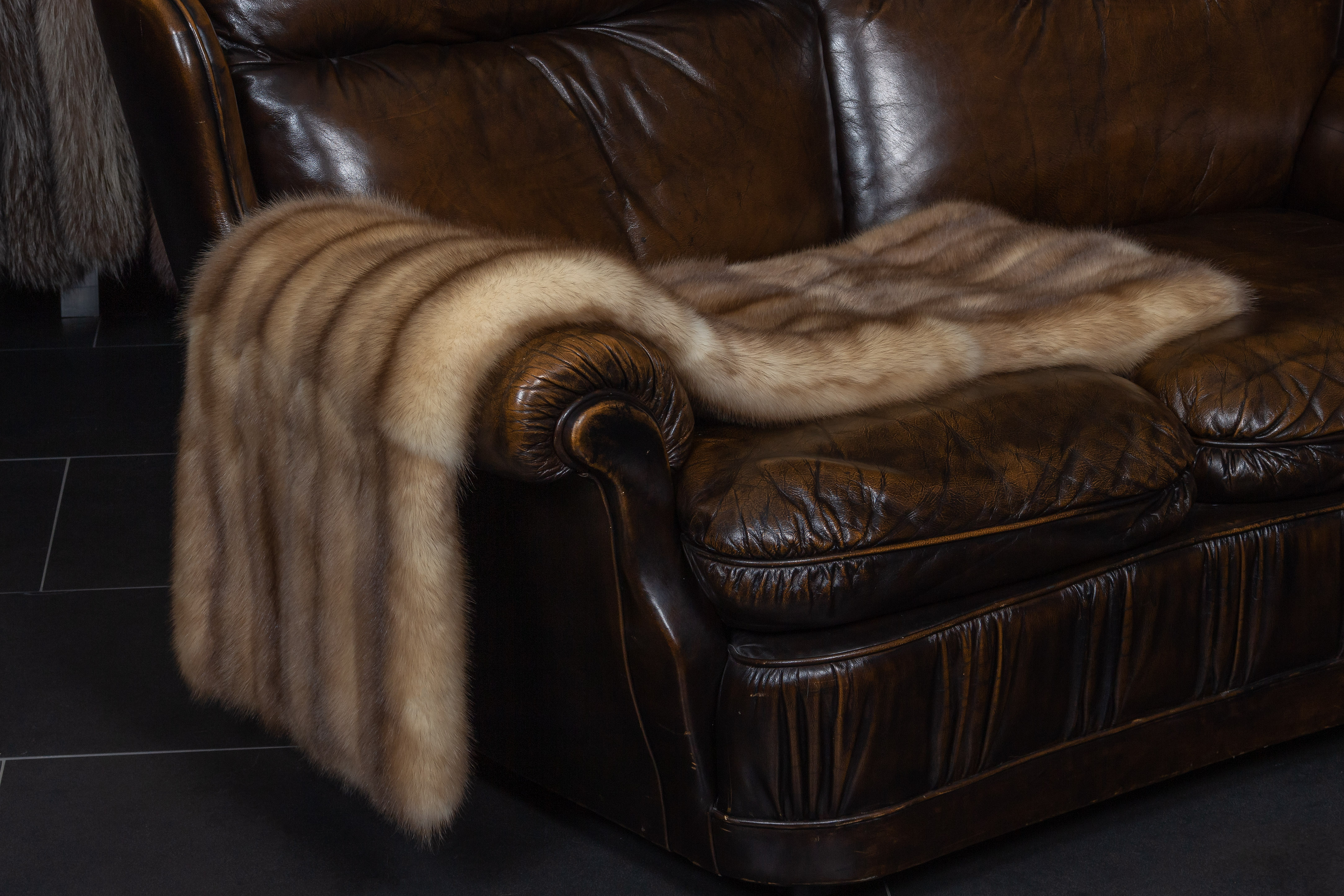 4-5734-Edles-Zobel-Plaid-Russischen-Goldzobeln-Lars-Paustian Edles Zobel Plaid aus Russischen Goldzobeln