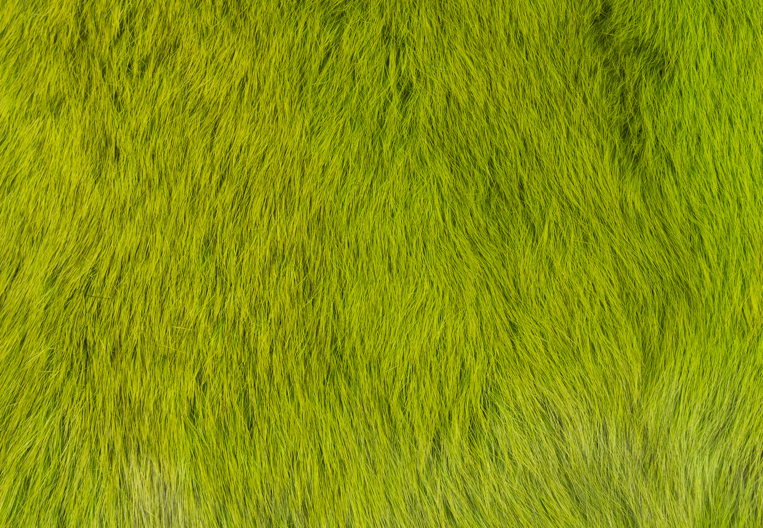 Bequemes Kaninchen Fellkissen in Grün