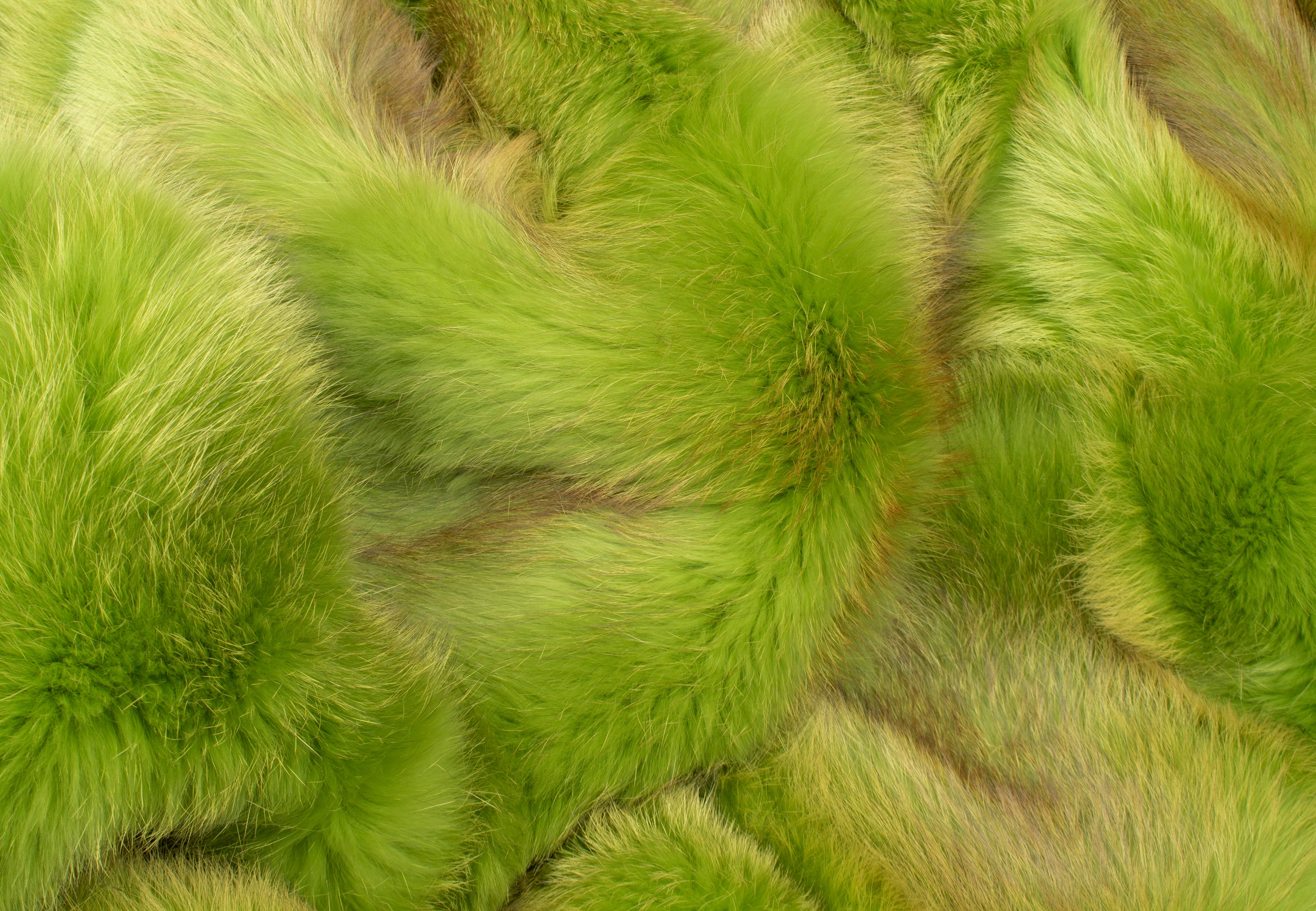 Rotfuchsdecke in grün - 100% Wildware