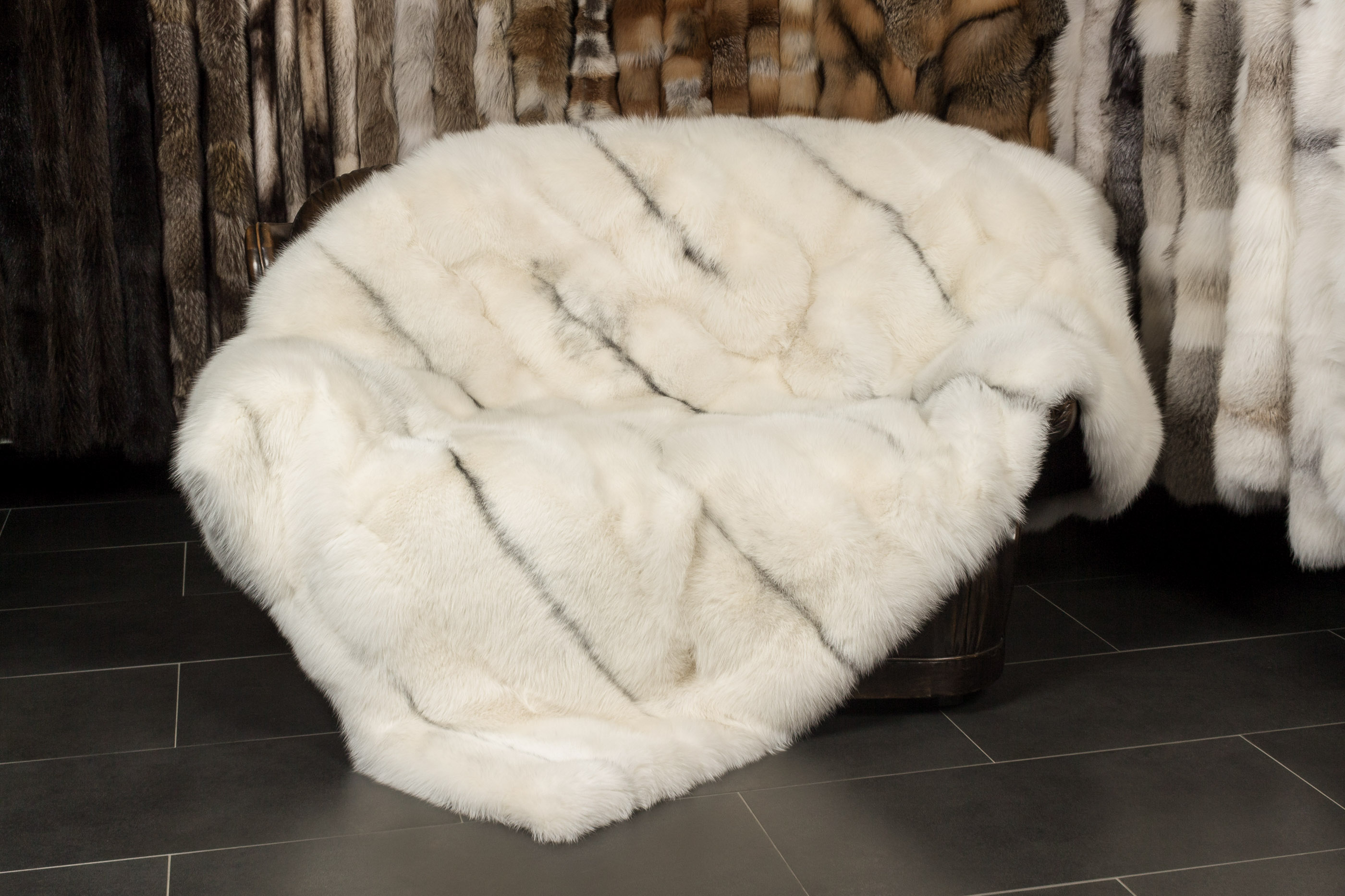 Skandinavische Shadow Bluefrost Fuchs Decke Skandinavische Shadow Bluefrost Fuchs Decke