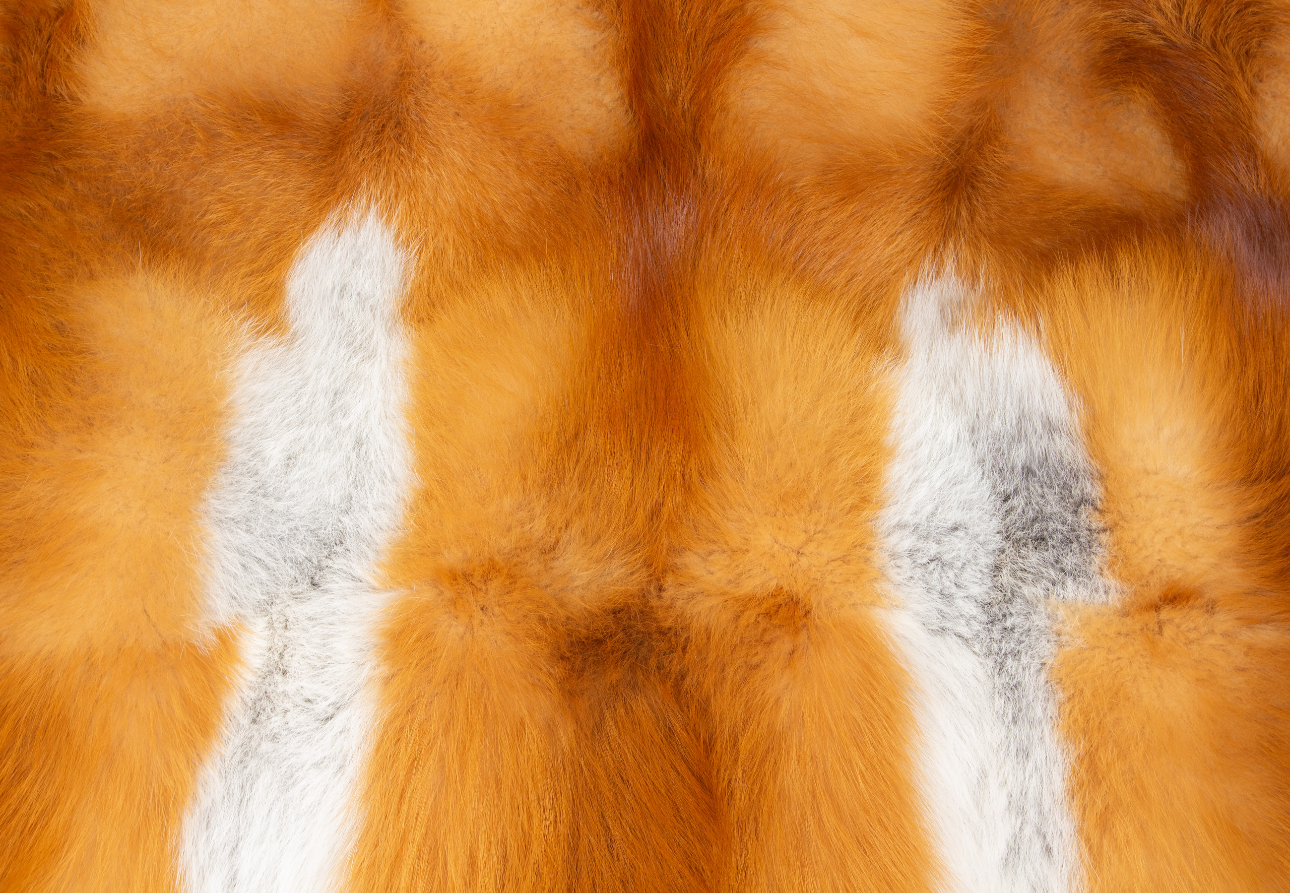 Kuscheliges Kanadisches Rotfuchs Pelz Plaid