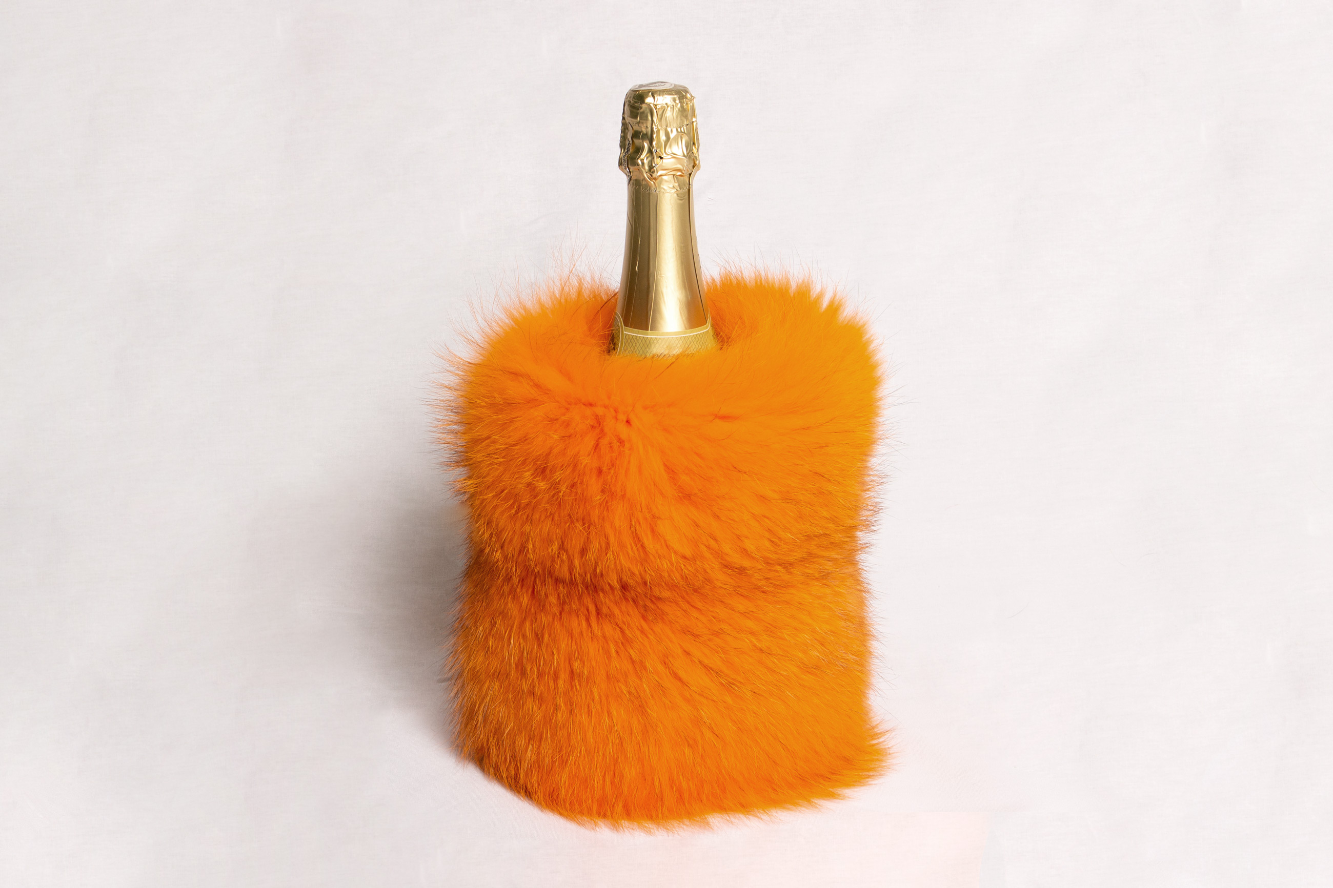 1-7010-Rotfuchs-Echtpelz-Sekt-K-hler-Orange-Lars-Paustian Rotfuchs Echtpelz Sekt Kühler in Orange
