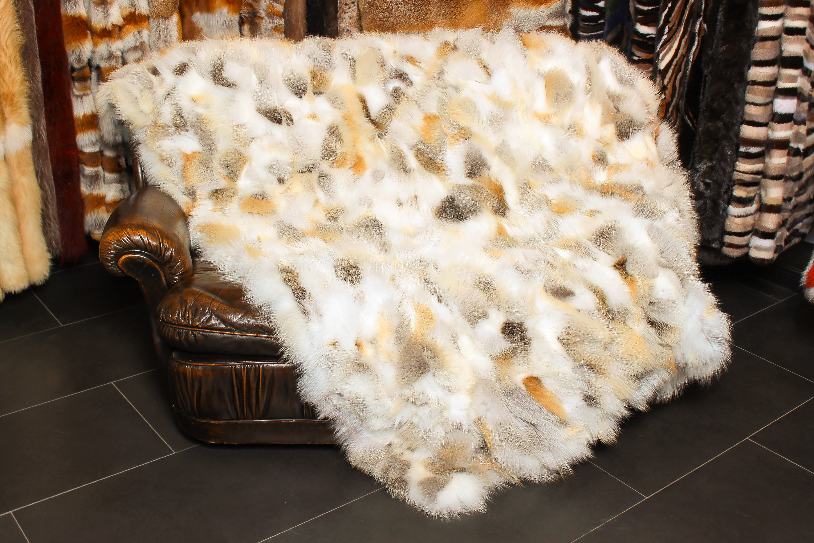 Golden Island Fuchsseiten Pelzdecke Golden Island Fuchsseiten Pelzdecke