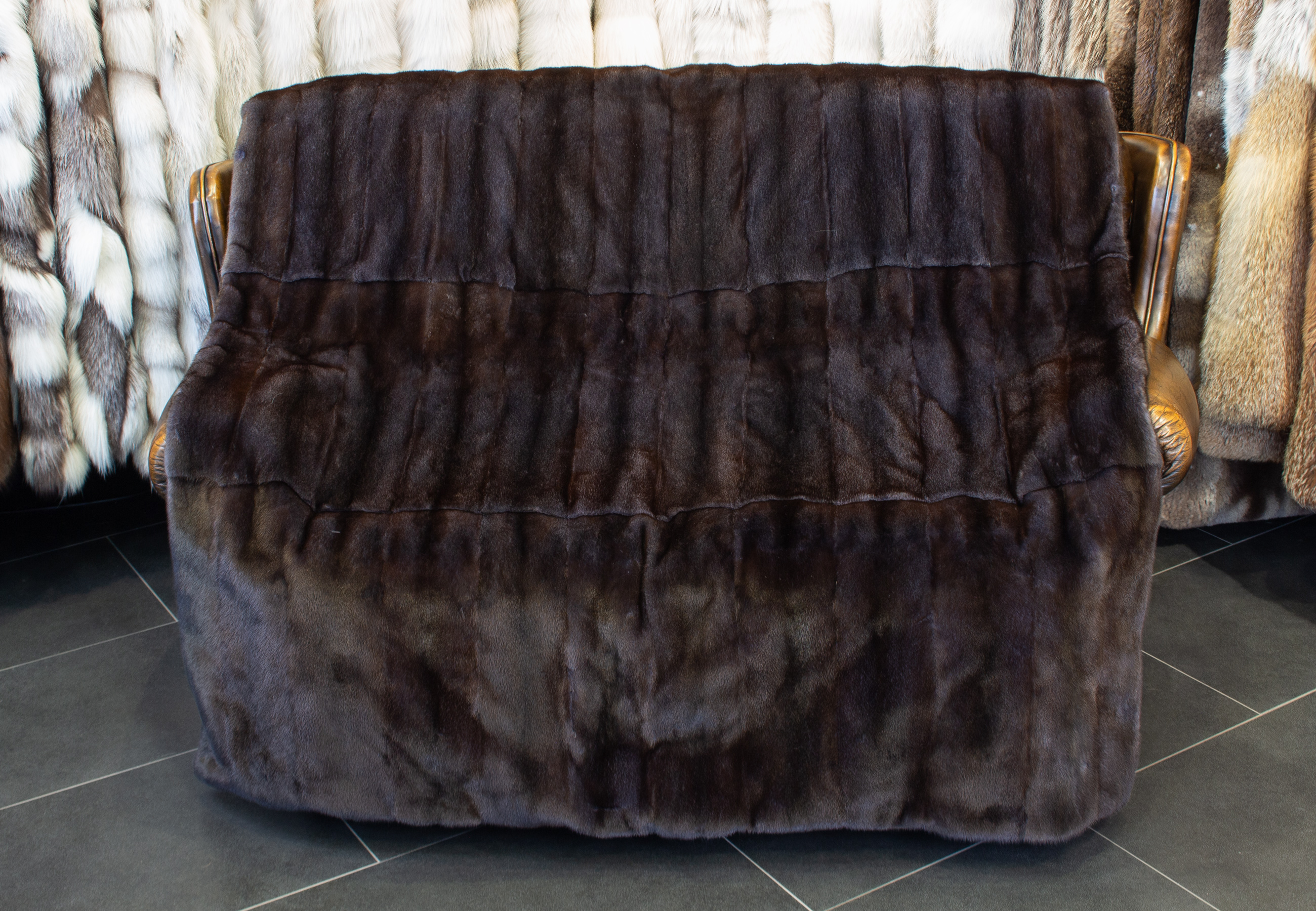 Edle Nerz Pelzdecke Edle Nerz Pelzdecke