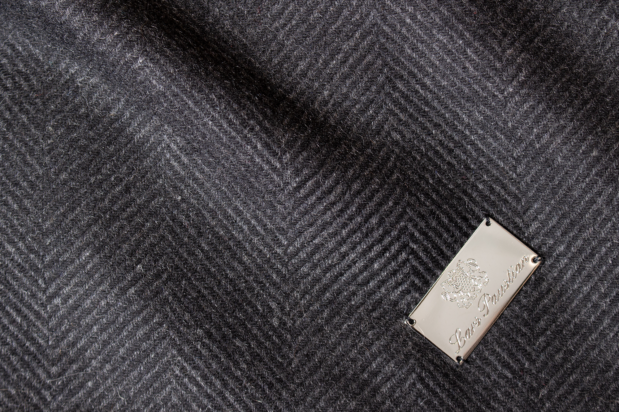 Nerzdecke Silver Blue mit Blaufuchsrand
