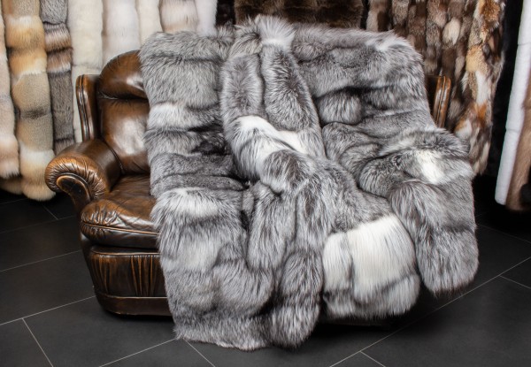 Platinum Fuchsdecke - Naturfelldecke Platinum Fuchsdecke - Naturfelldecke