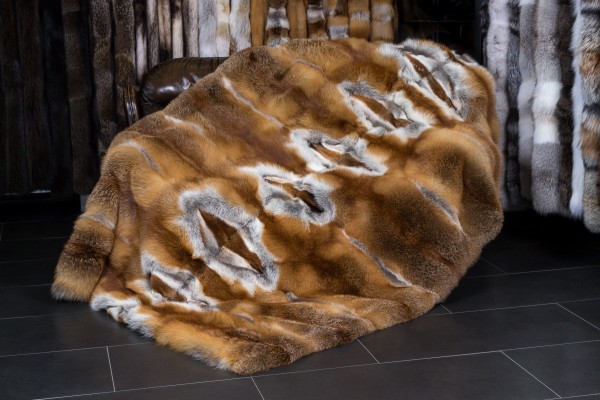 Rotfuchsdecke aus deutschen Rotfüchsen - "Allgäu" Rotfuchsdecke aus deutschen Rotfüchsen - "Allgäu"