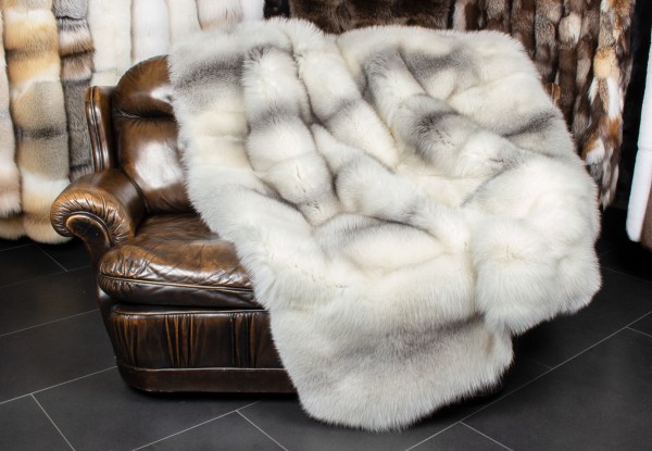 Arctic Marble Frost Fuchs Felldecke Arctic Marble Frost Fuchs Felldecke