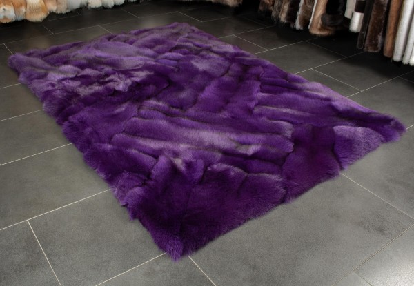 Blaufuchs Fellteppich "Indigo"