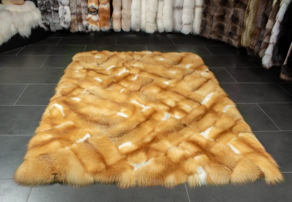 Nachhaltiger Rotfuchs Patchwork Teppich Nachhaltiger Rotfuchs Patchwork Teppich